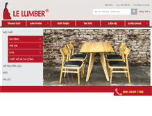 Tablet Screenshot of lelumber.com